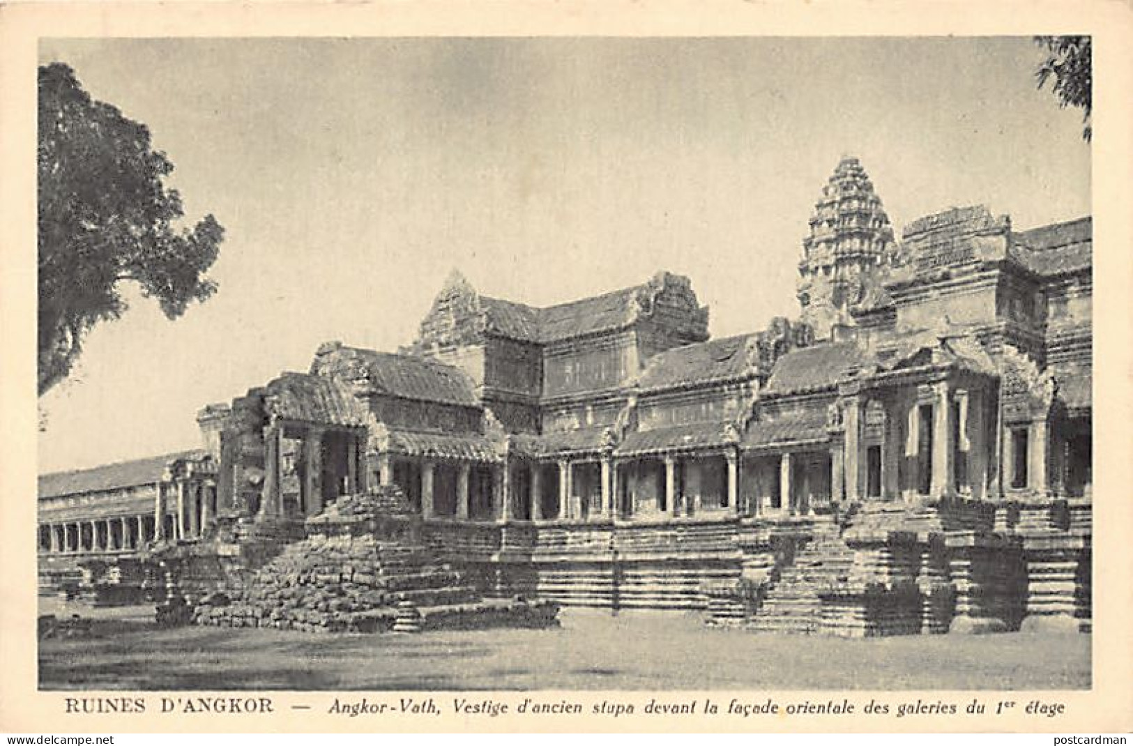 Cambodge - Ruines D'Angkor - Angkor-Vath - Vestige D'ancien Stupa - Ed. Nadal 34 - Cambodge