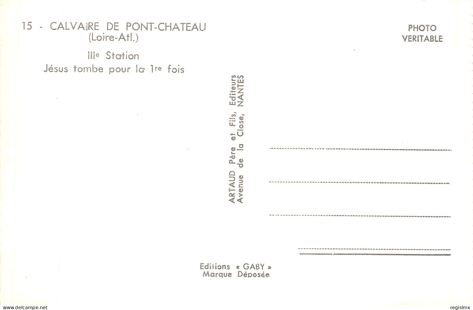 44-CALVAIRE DE PONT CHATEAU-N°T1053-F/0131 - Sonstige & Ohne Zuordnung