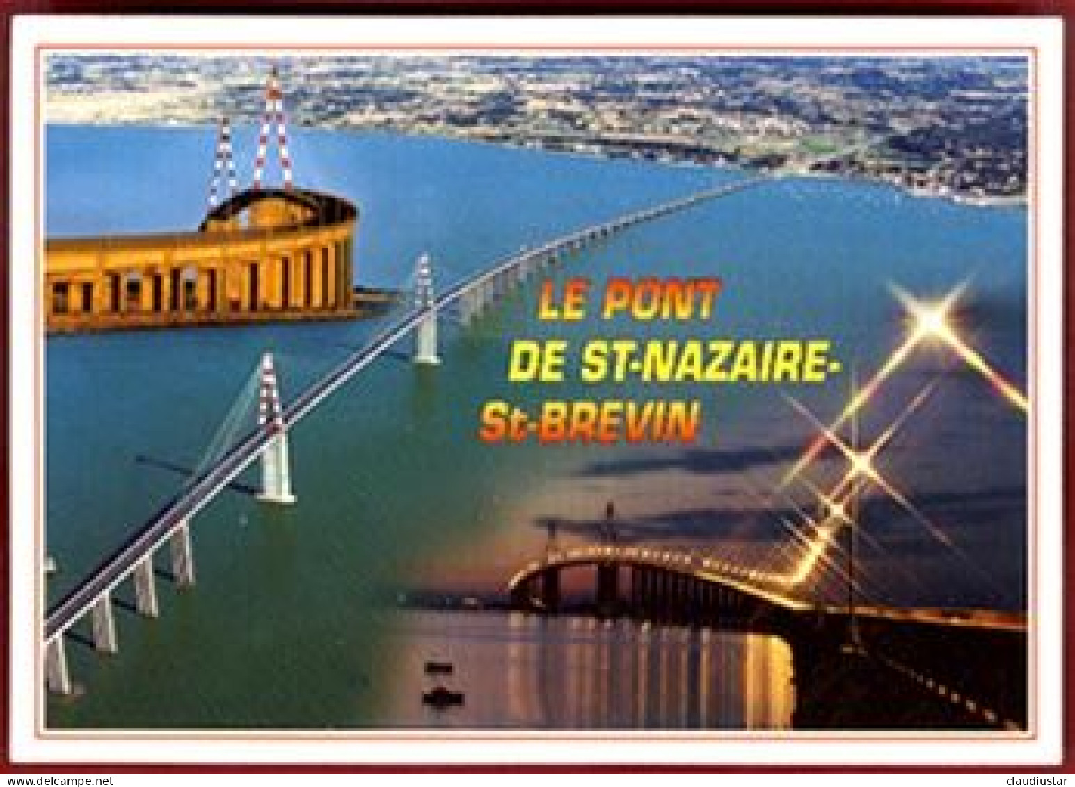 ** ST. NAZAIRE  -  VUE  GENERALE  1961  +  LE  PONT ** - Saint Nazaire