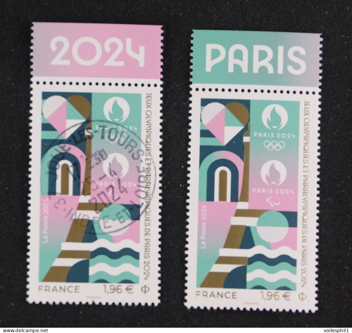 France 2024 - Jeux Olympiques Et Paralympiques Paris 2024 - Neuf Et Oblitéré - Used Stamps