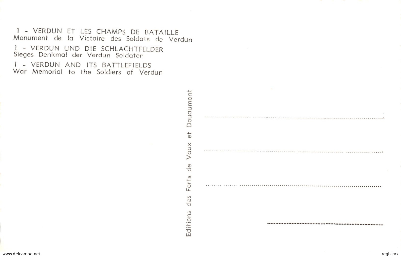 55-VERDUN ET LES CHAMPS DE BATAILLE-N°T1053-H/0031 - Verdun