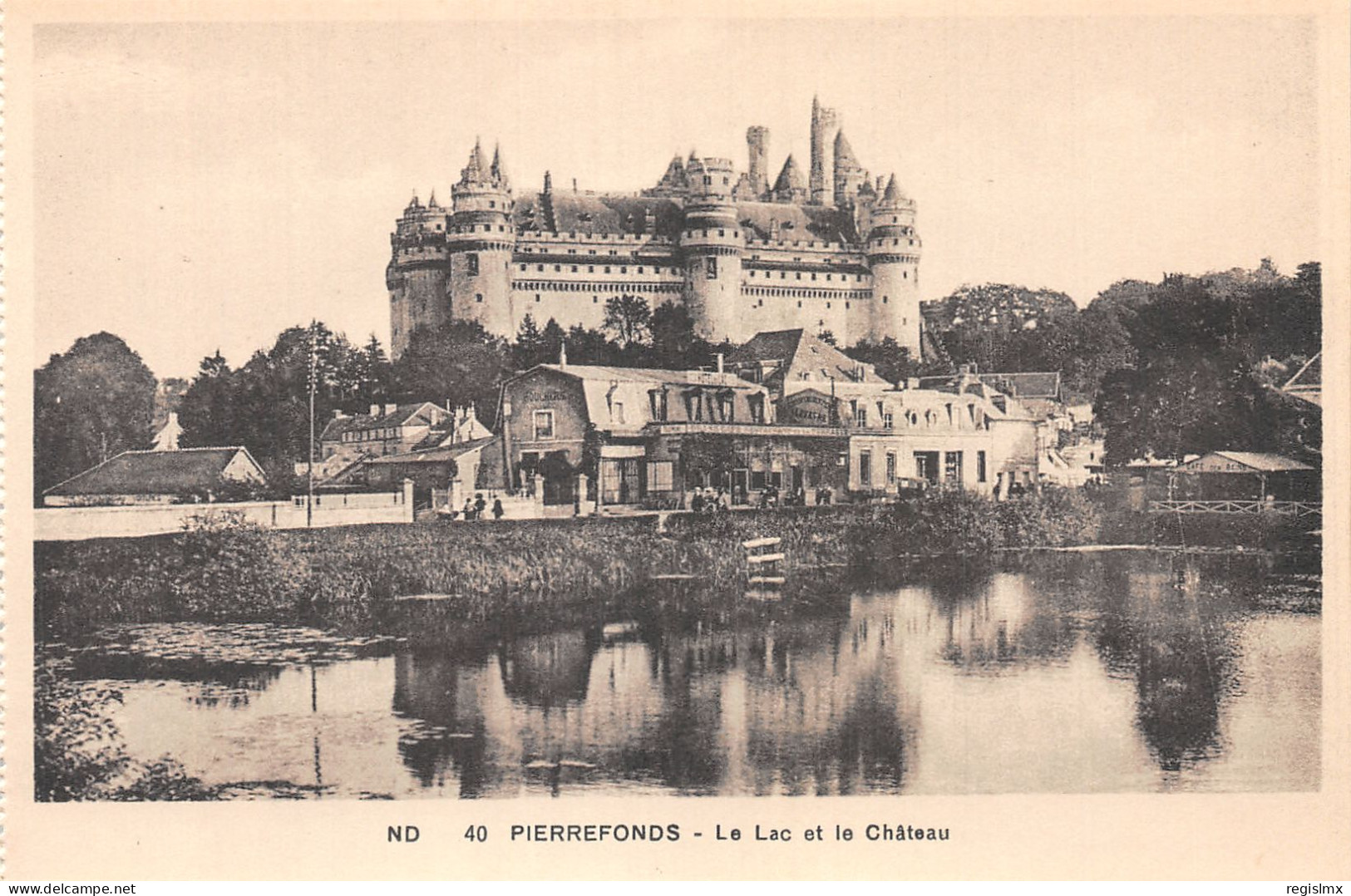60-PIERREFONDS LE CHATEAU-N°T1054-B/0381 - Pierrefonds