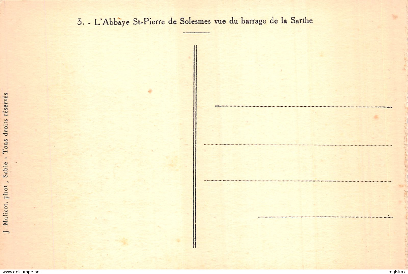 72-SOLESMES EGLISE SAINT PIERRE -N°T1054-B/0277 - Solesmes