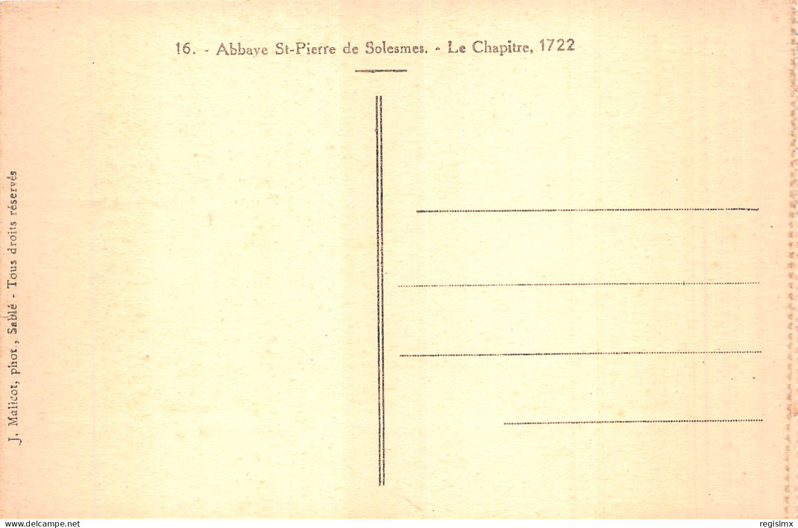 72-SOLESMES EGLISE SAINT PIERRE -N°T1054-B/0265 - Solesmes