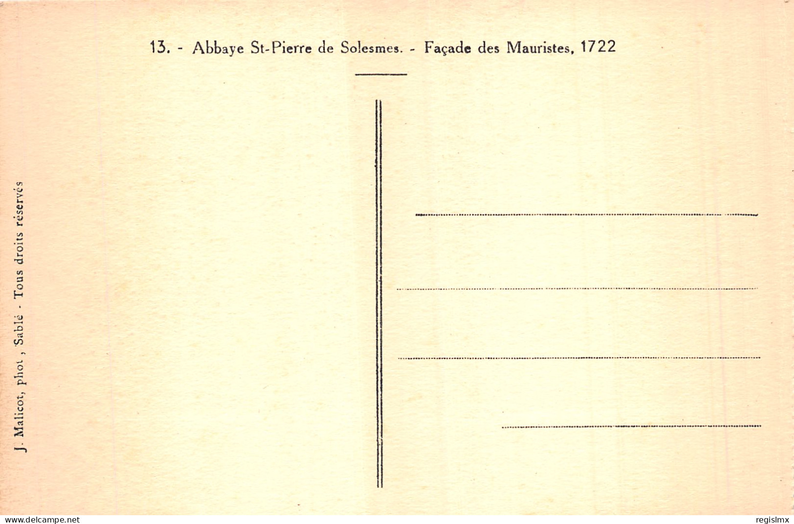 72-SOLESMES EGLISE SAINT PIERRE -N°T1054-B/0259 - Solesmes