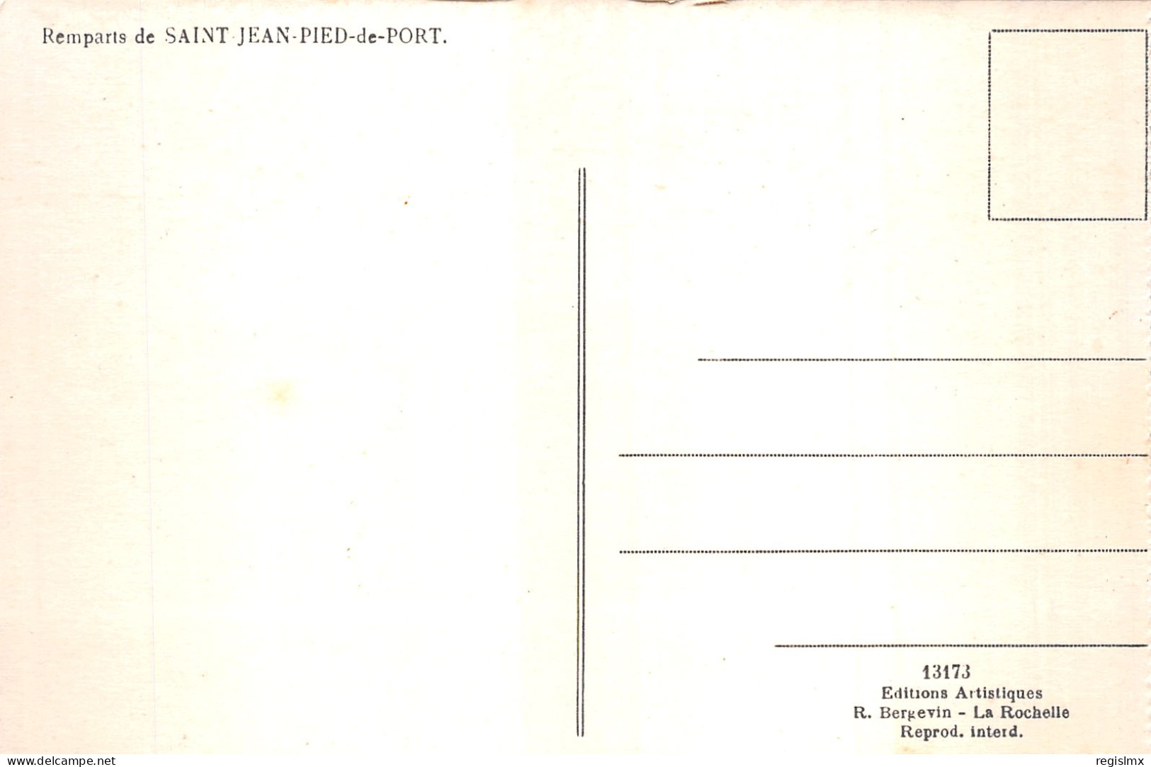 64-SAINT JEAN PIED DE PORT-N°T1054-F/0029 - Saint Jean Pied De Port