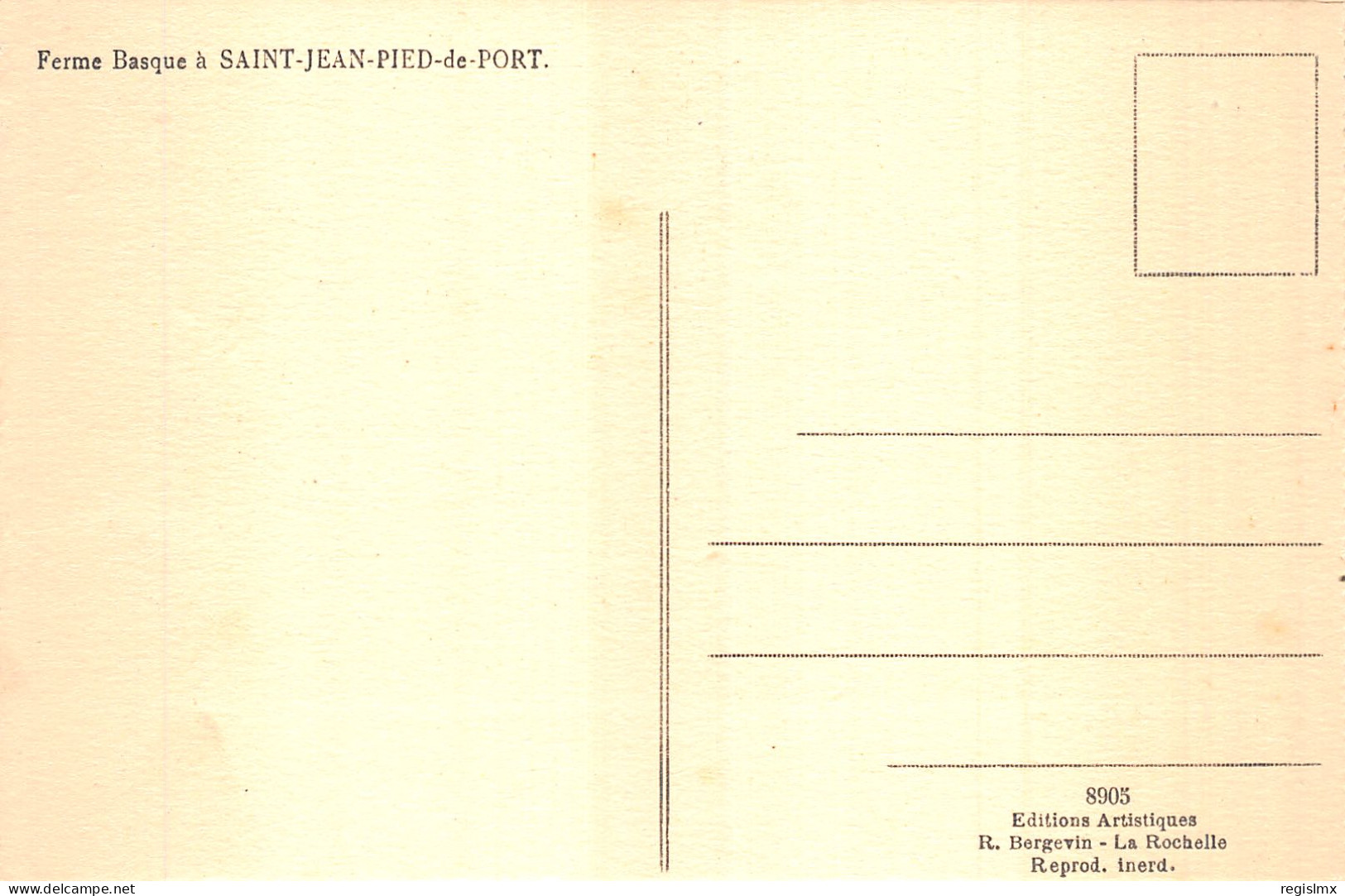 64-SAINT JEAN PIED DE PORT-N°T1054-F/0021 - Saint Jean Pied De Port