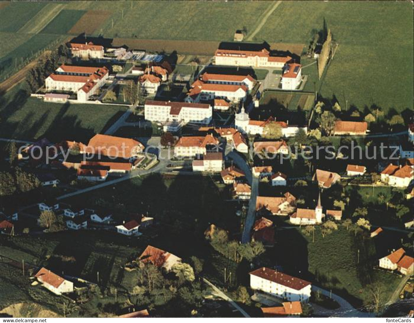 12004611 Marsens FR Hopital De Marsens Fliegeraufnahme Marsens - Autres & Non Classés