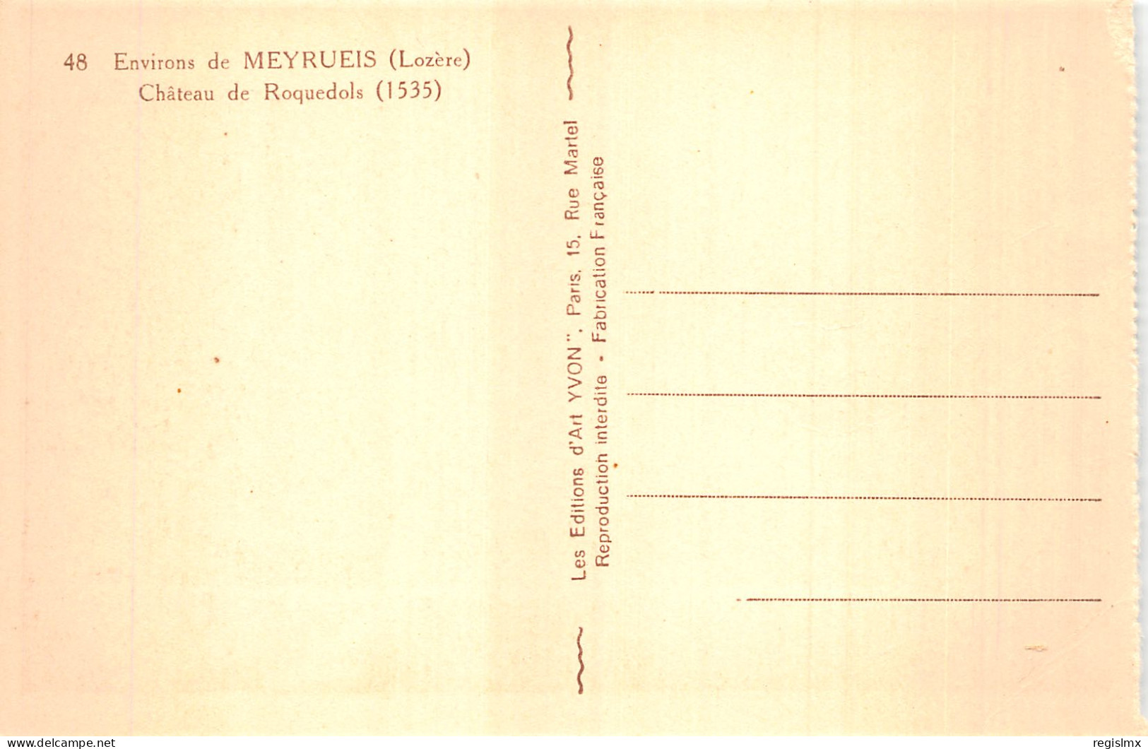 48-MEYRUEIS-N°T1054-E/0347 - Meyrueis