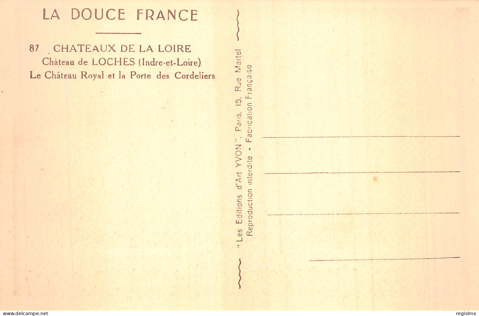 37-LOCHES LE CHATEAU-N°T1054-E/0247 - Loches