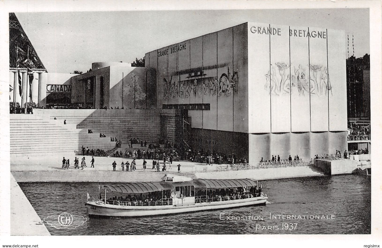 75-PARIS EXPOSITION INTERNATIONALE 1937 PAVILLON DE L ANGLETERRE-N°T1054-E/0233 - Exhibitions