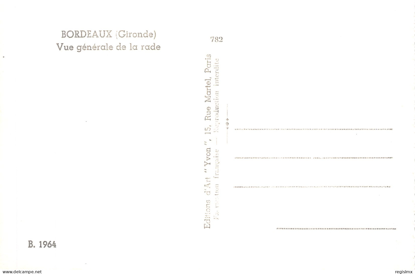 33-BORDEAUX-N°T1054-H/0387 - Bordeaux