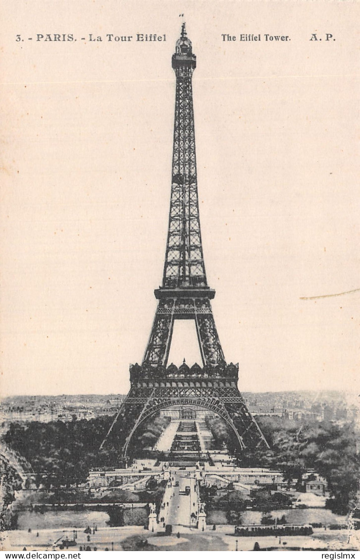 75-PARIS LA TOUR EIFFEL-N°T1054-H/0303 - Eiffelturm