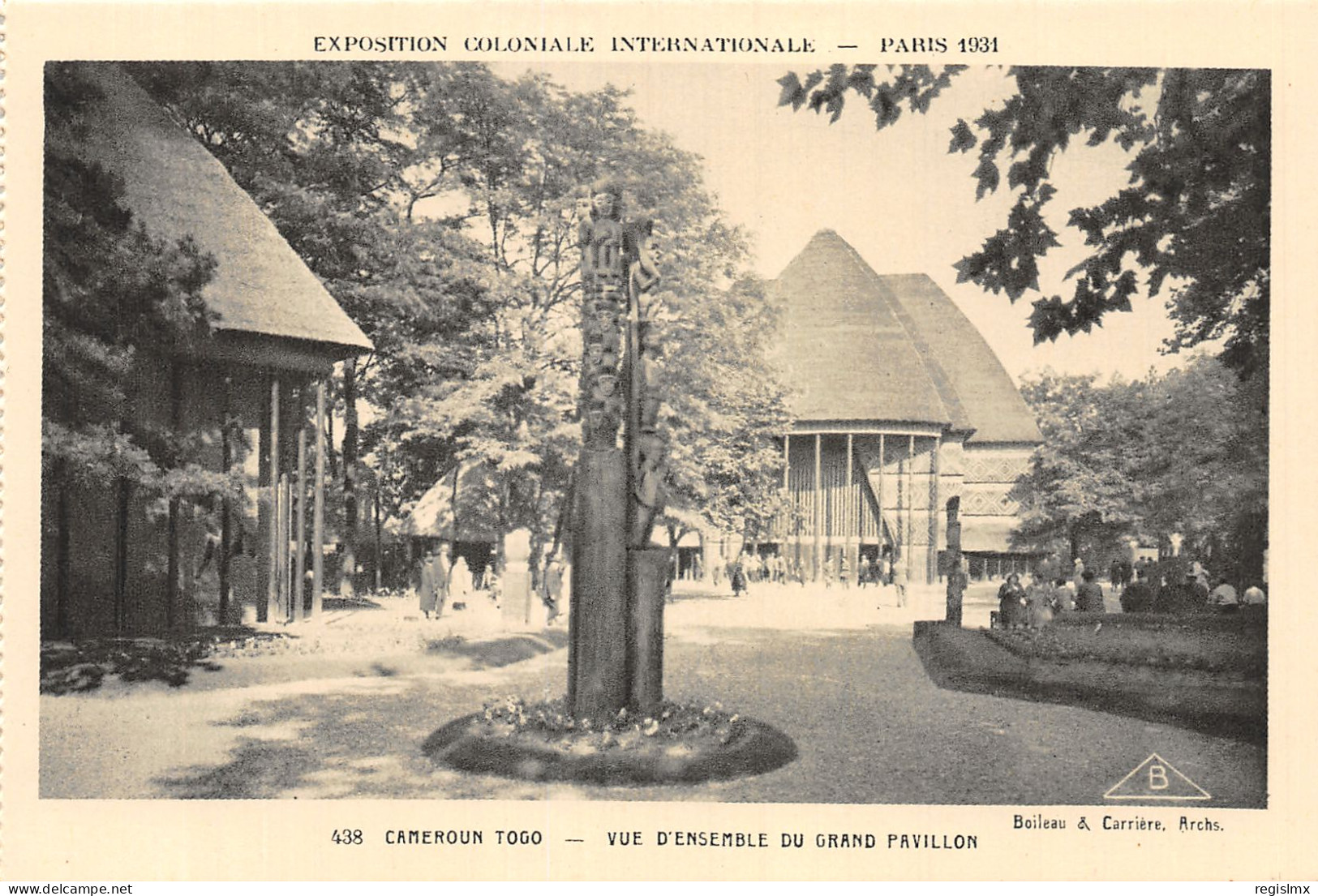 75-PARIS EXPOSTITION COLONIALE INTERNATIONALE 1931 CAMEROUN TOGO-N°T1054-H/0205 - Expositions