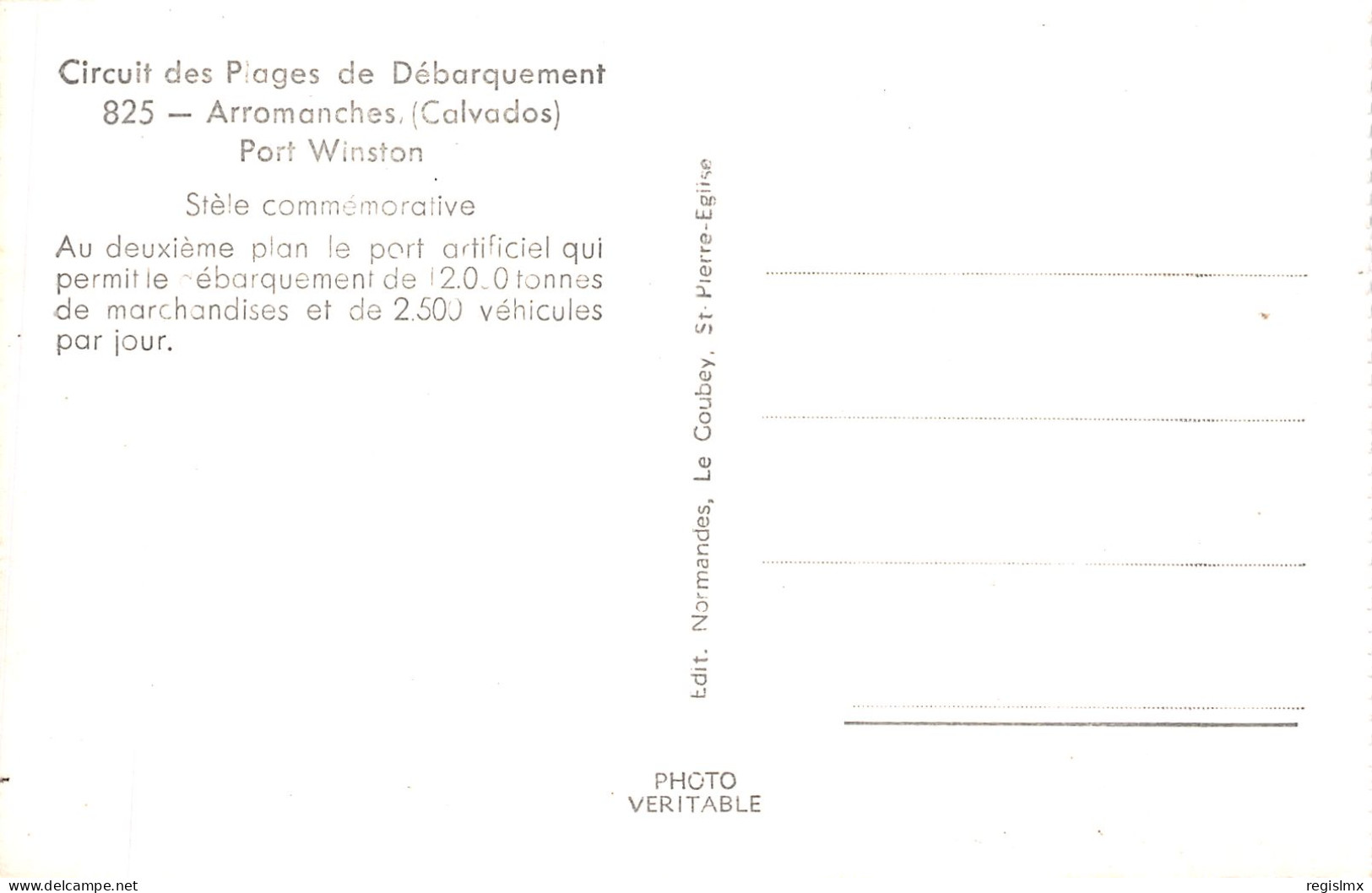14-ARROMANCHES PORT WINSTON-N°T1054-G/0333 - Arromanches
