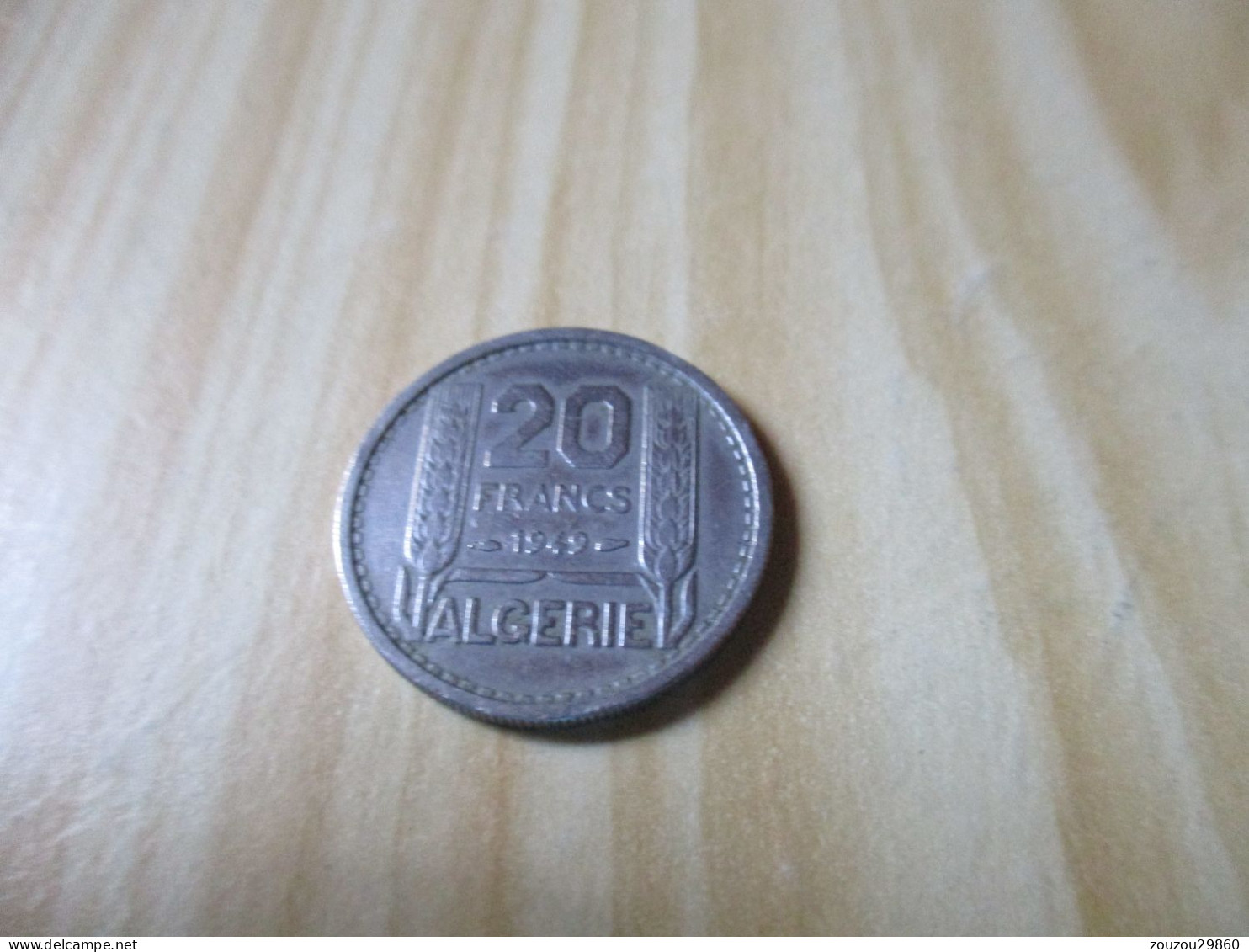 Algérie - 20 Francs Turin 1949.N°705. - Algerije