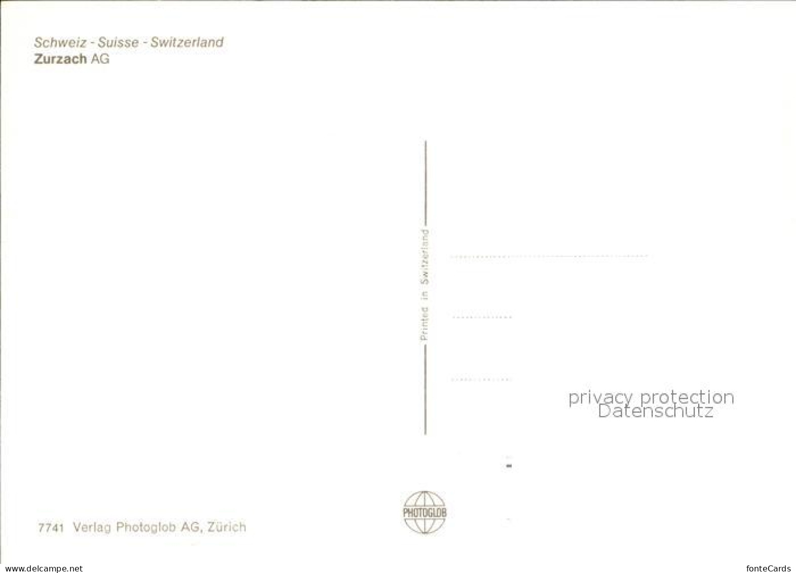 12004540 Zurzach Fliegeraufnahme Bad Zurzach - Andere & Zonder Classificatie