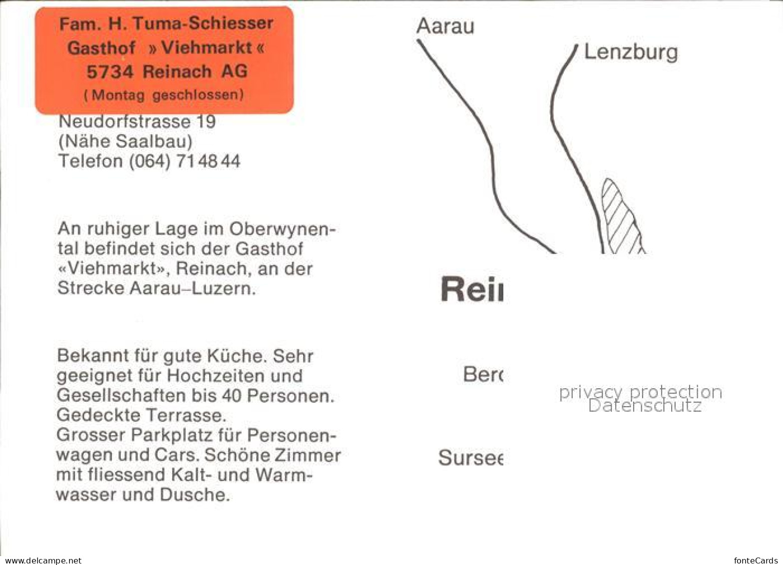 12004458 Reinach AG Gasthof Viehmarkt Reinach AG - Andere & Zonder Classificatie