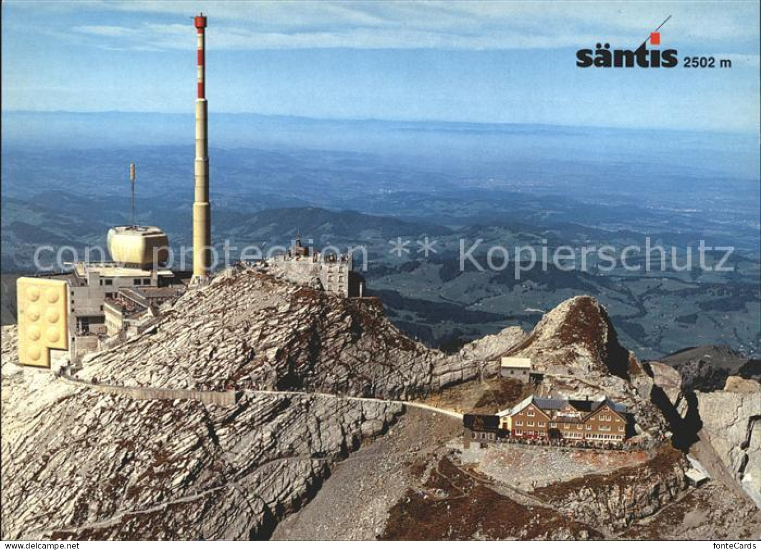 12004452 Saentis AR Fliegeraufnahme St Galler Fuerstenland Thurgau Bergstation   - Autres & Non Classés