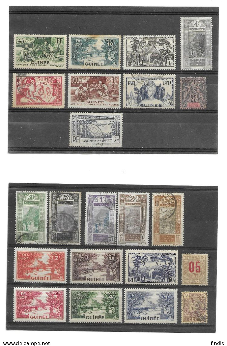 GUINEE FRANCAISE Lot Timbres - Sonstige & Ohne Zuordnung