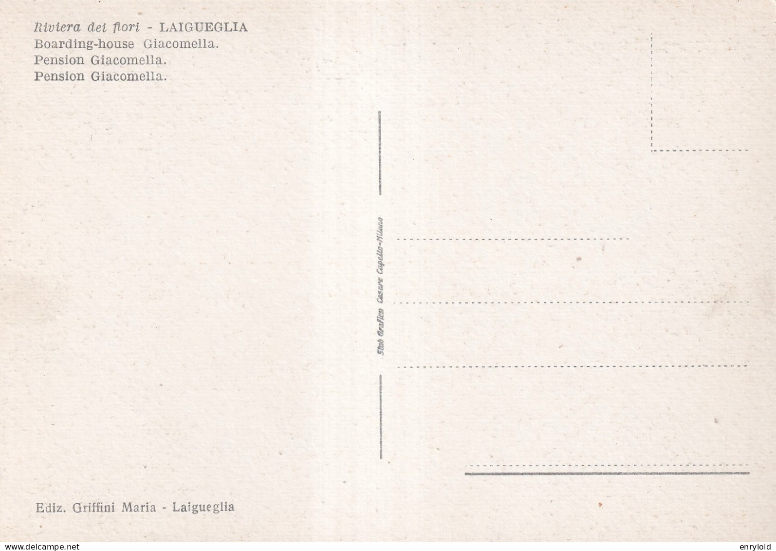 Riviera Dei Fiori Laigueglia Pensione Giacomella - Sonstige & Ohne Zuordnung