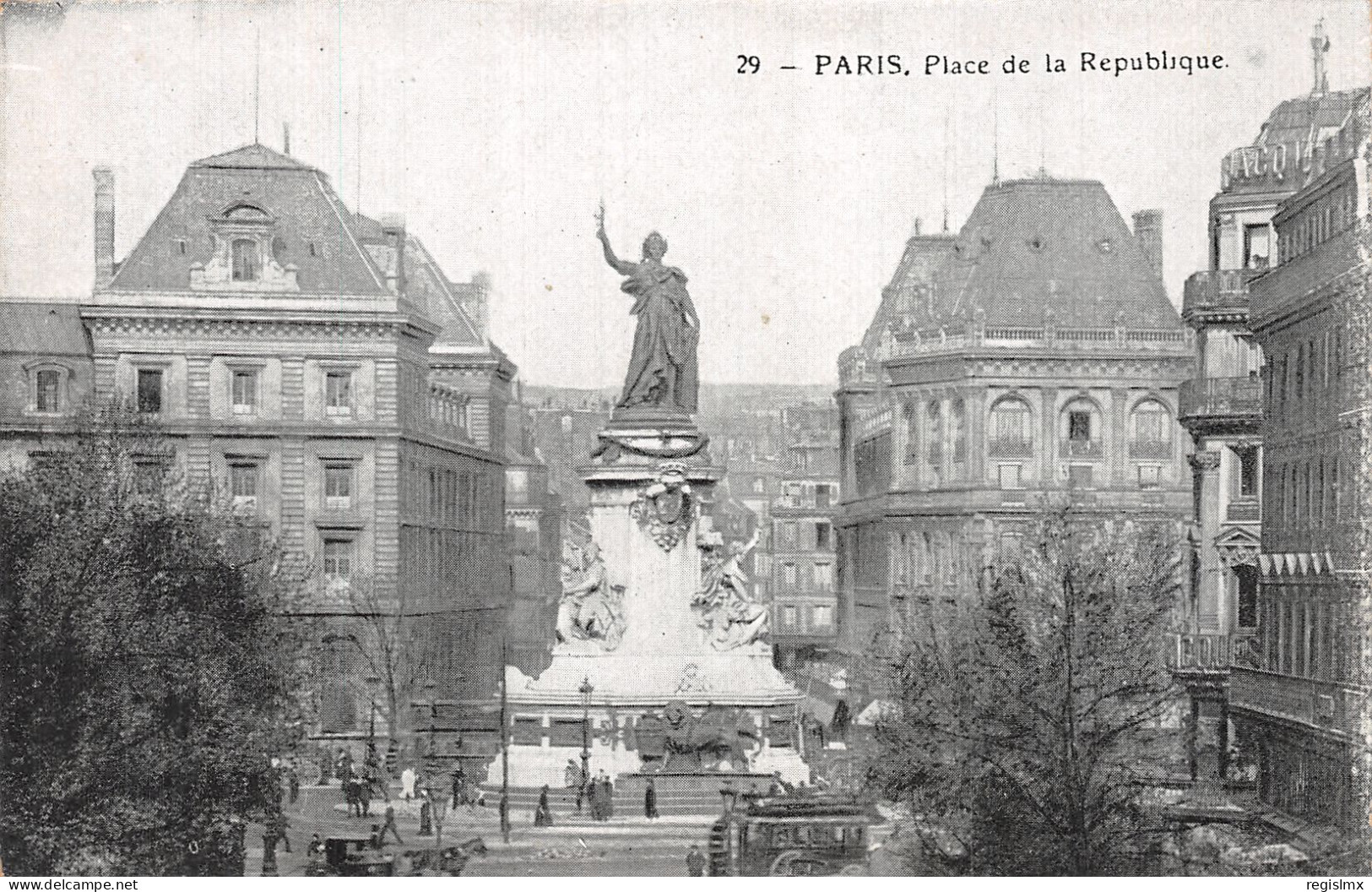 75-PARIS PLACE DE LA REPUBLIQUE-N°T1055-E/0375 - Plazas