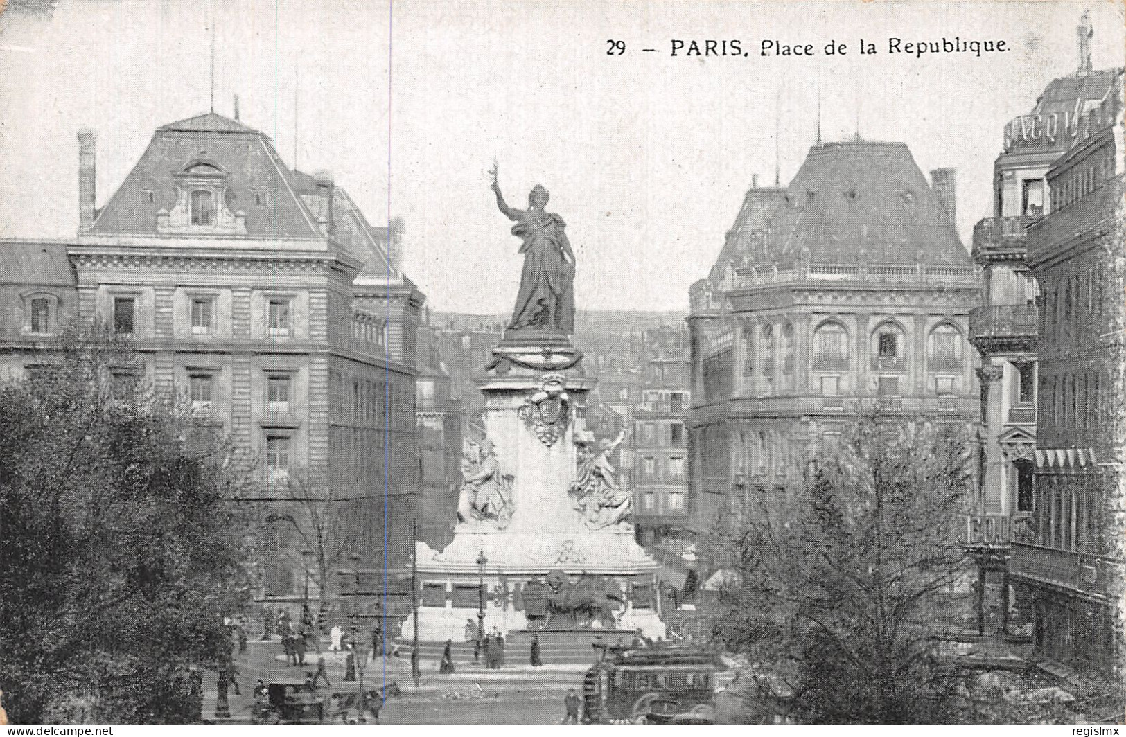 75-PARIS PLACE DE LA REPUBLIQUE-N°T1055-E/0329 - Places, Squares
