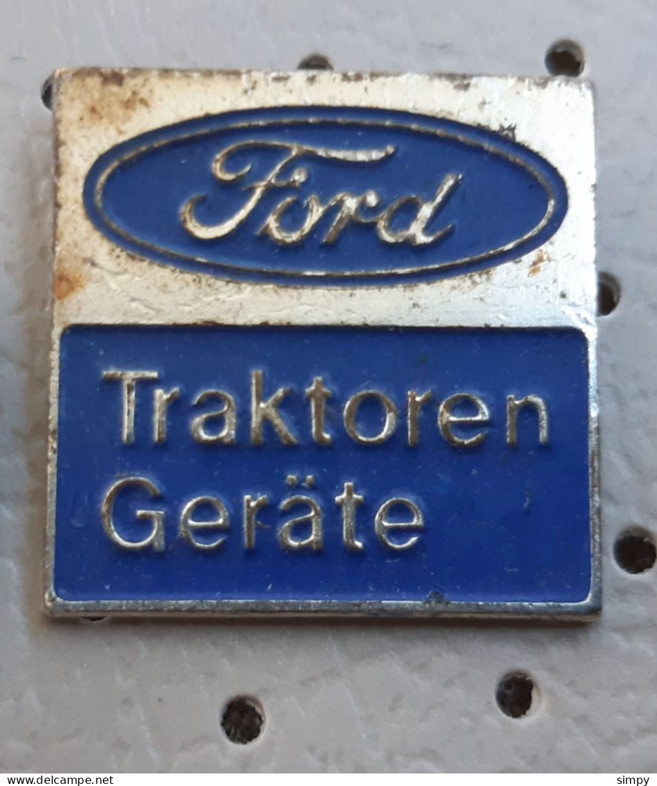 FORD Traktoren Gerate Car Logo Vintage Germany Pin - Ford