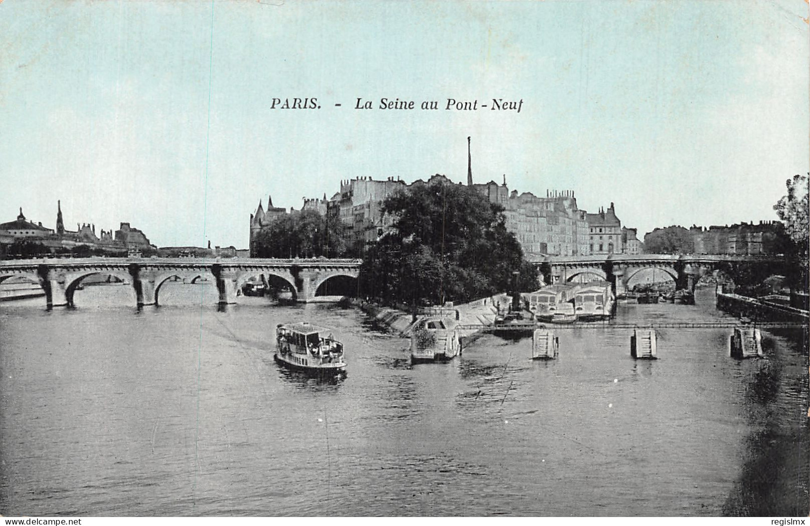 75-PARIS LA SEINE-N°T1055-D/0399 - La Seine Et Ses Bords