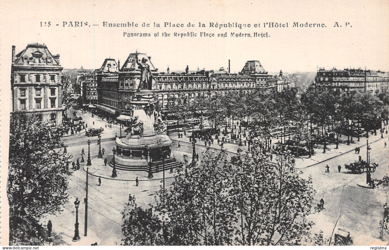 75-PARIS PLACE DE LA REPUBLIQUE-N°T1055-D/0371 - Markten, Pleinen