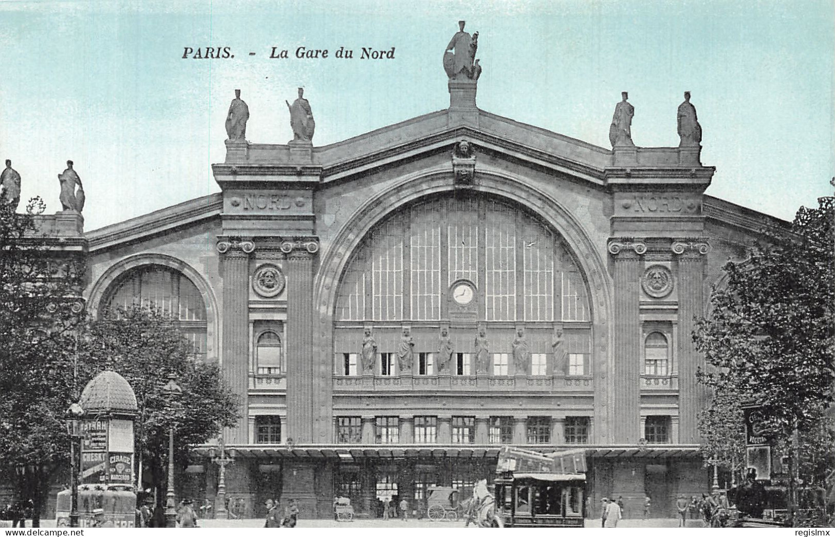 75-PARIS GARE DU NORD-N°T1055-D/0351 - Métro Parisien, Gares