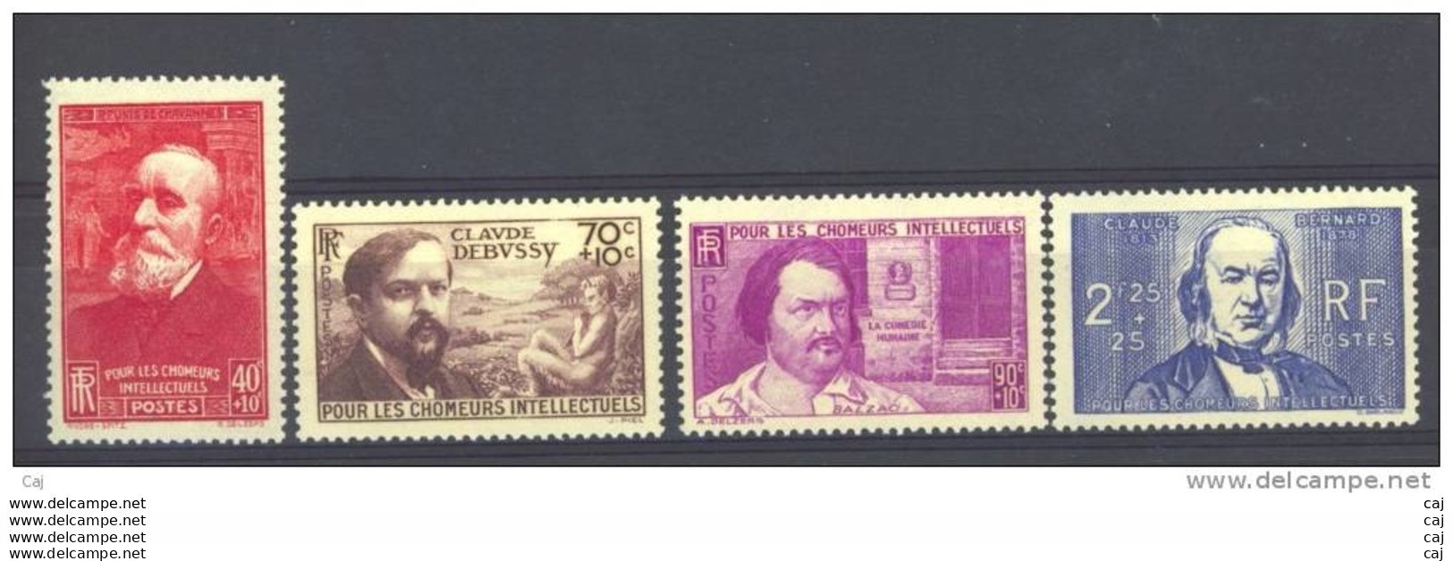 France  :  Yv  436-39  **         ,     N4 - Unused Stamps