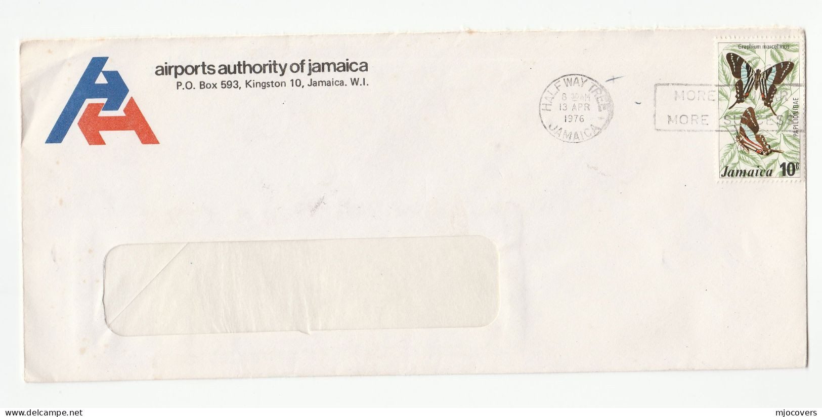 JAMAICA  AVIATION  1979 FDC  & 'AIR JAMAICA'  LETTER, + 1976  AIRPORTS AUTHORITY Cover - Giamaica (1962-...)