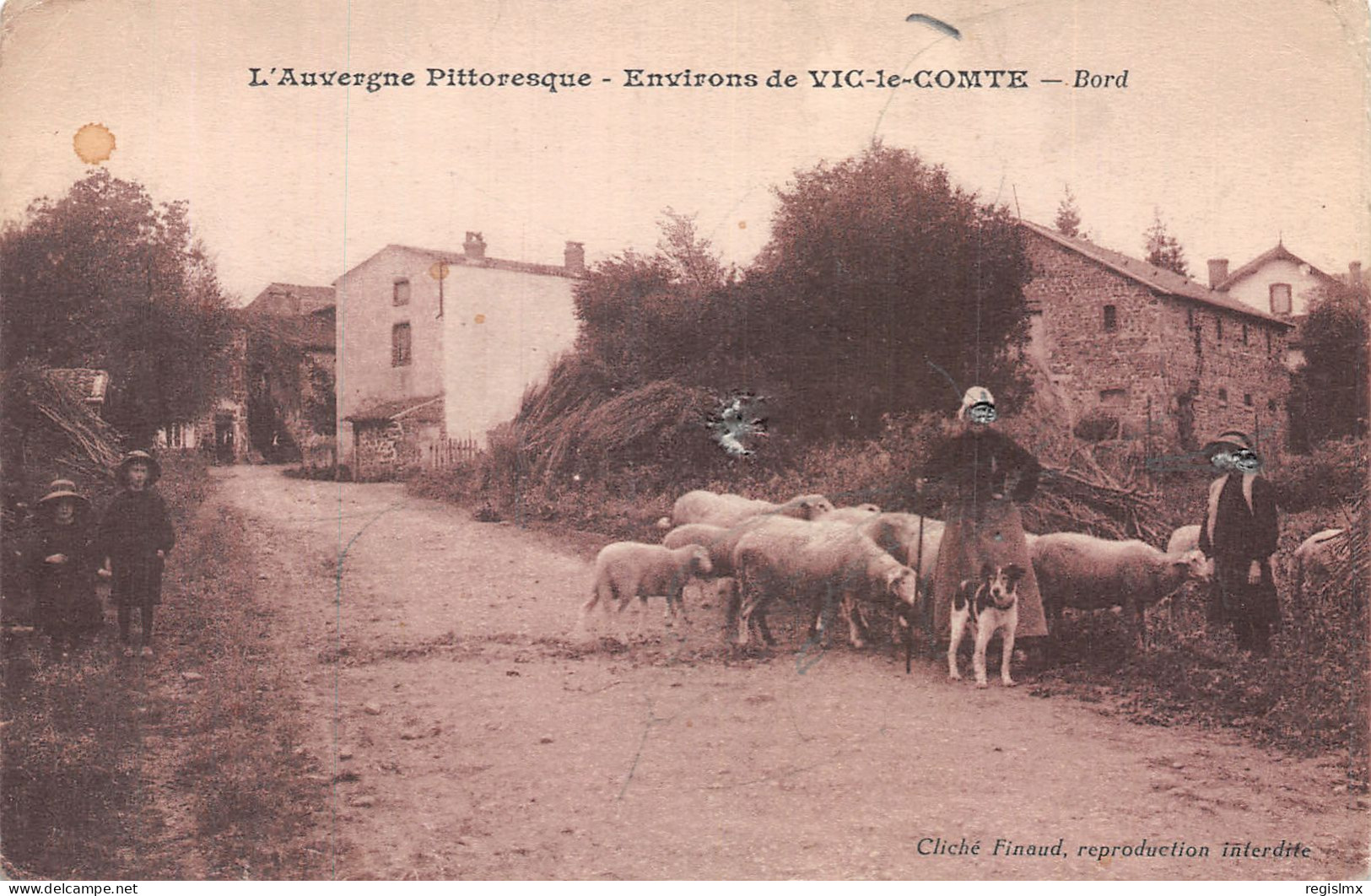 63-VIC LE COMTE-N°T1056-F/0061 - Vic Le Comte