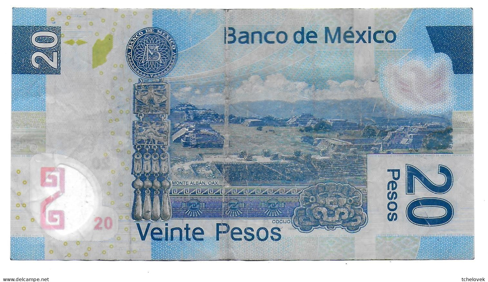 (Billets). Mexique Mexico. 20 Pesos 2012 Polymer - Mexique