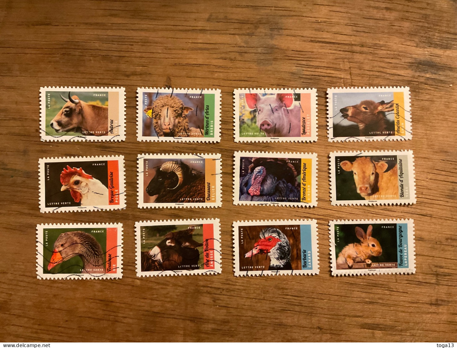 2017, Série Complète Y&T 1386/1397 (ADH40) - Used Stamps