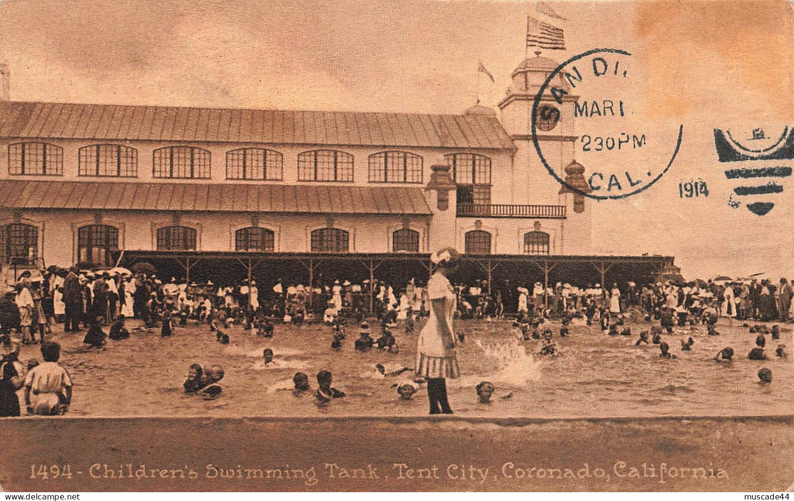 CHILDREN'S SWIMMING TANK - TENT CITY - CORONADO - CALIFORNIA - Sonstige & Ohne Zuordnung