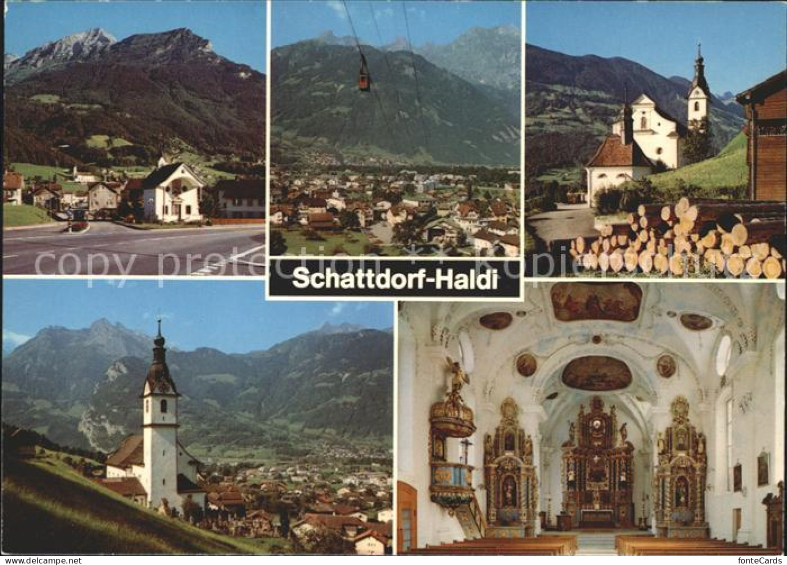 12004070 Schattdorf Kirche Seilbahn Schattdorf - Sonstige & Ohne Zuordnung