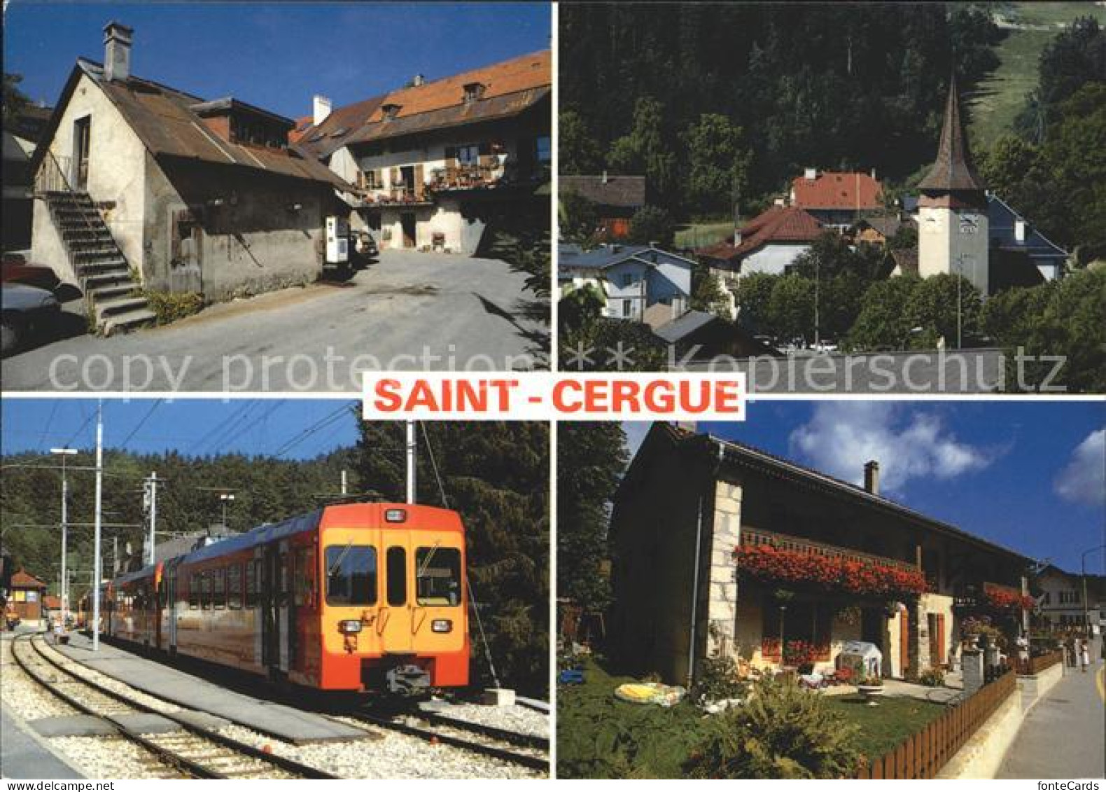 12004050 St Cergue Train Nyon Saint Cergue Morez Maison De Village St Cergue - Other & Unclassified