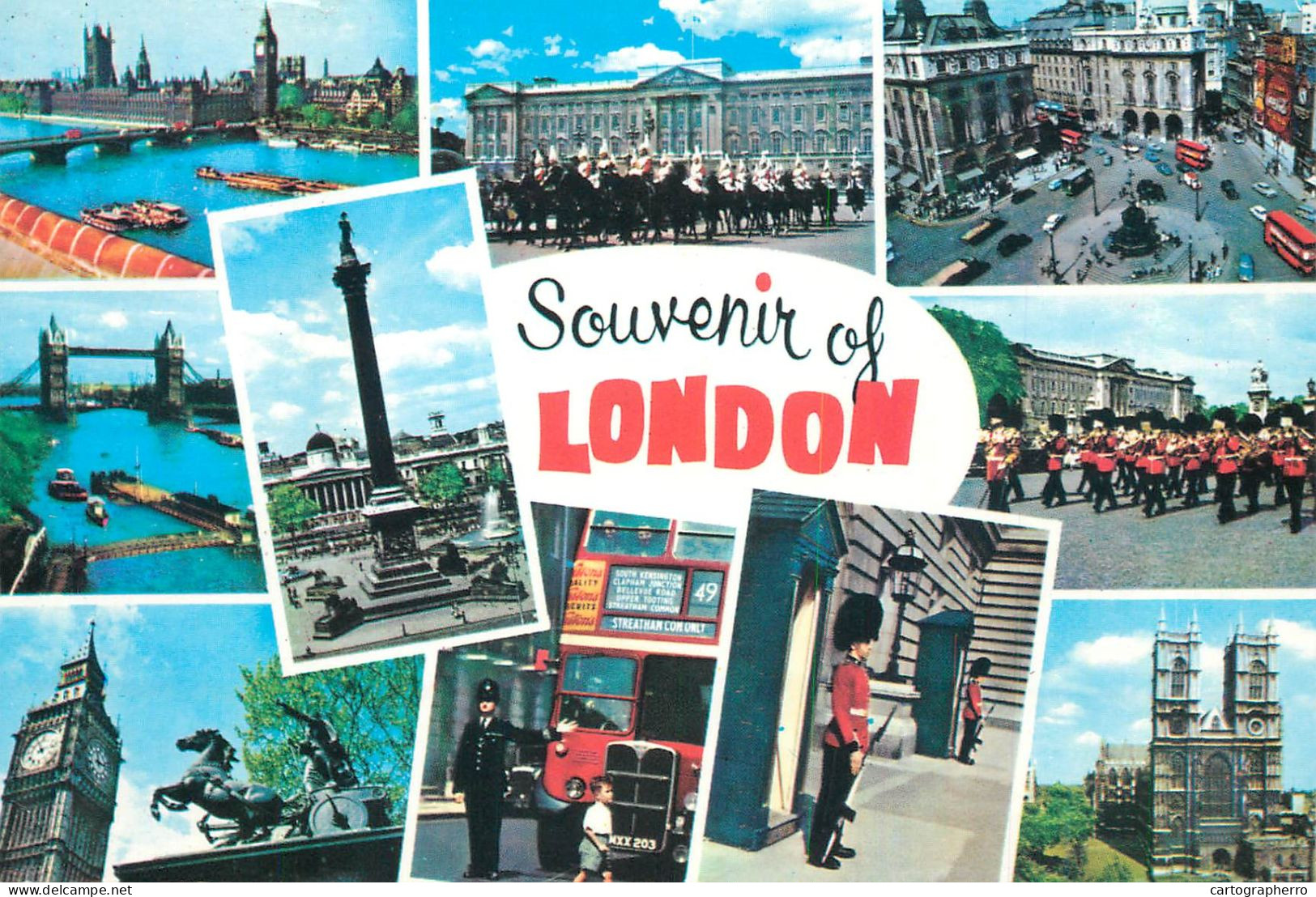 Navigation Sailing Vessels & Boats Themed Postcard London Landmarks - Velieri