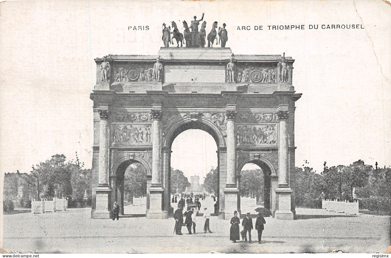 75-PARIS ARC DE TRIOMPHE DU CARROUSEL-N°T1057-H/0017 - Arc De Triomphe