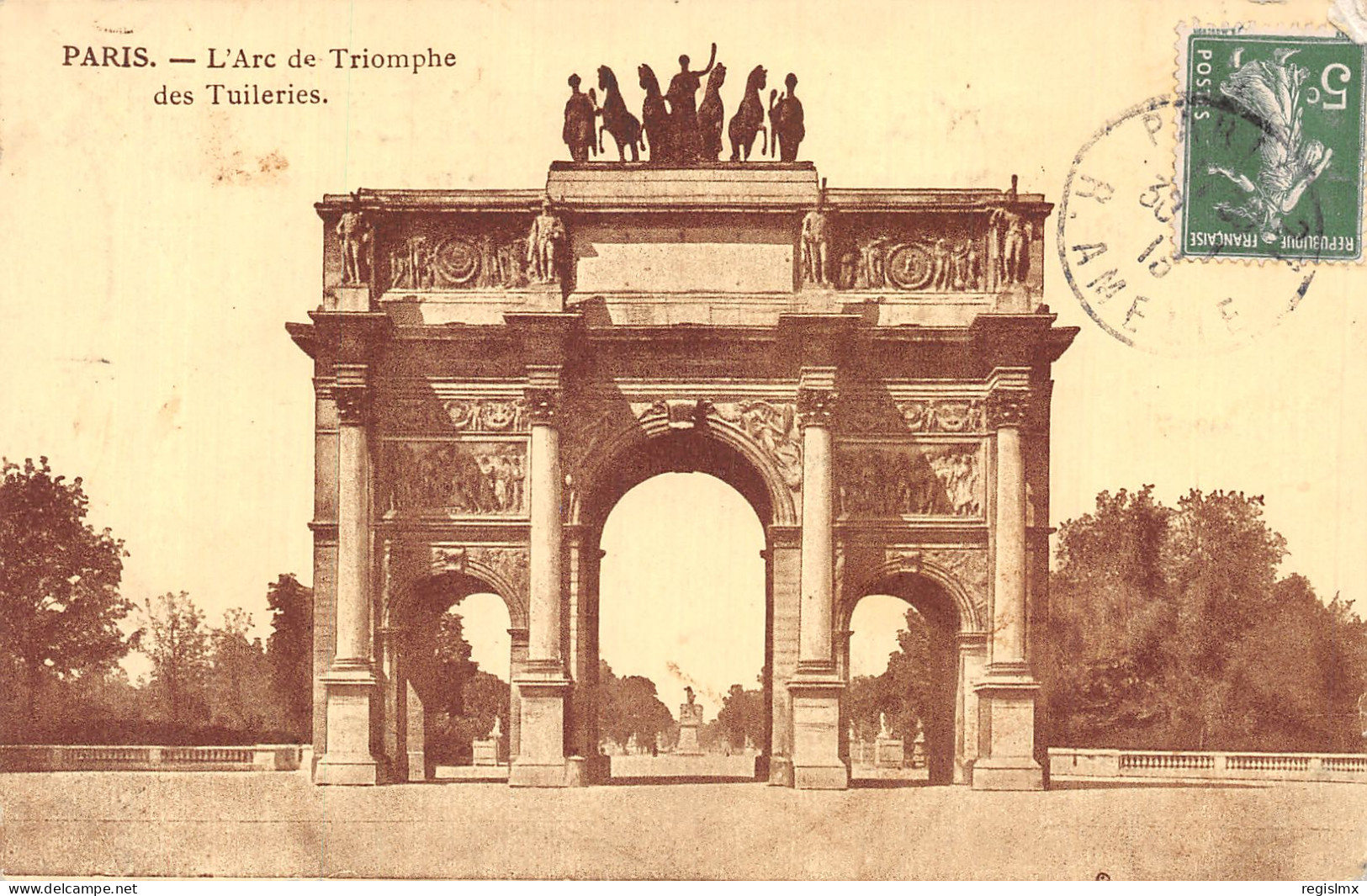 75-PARIS L ARC DE TRIOMPHE-N°T1057-G/0171 - Triumphbogen