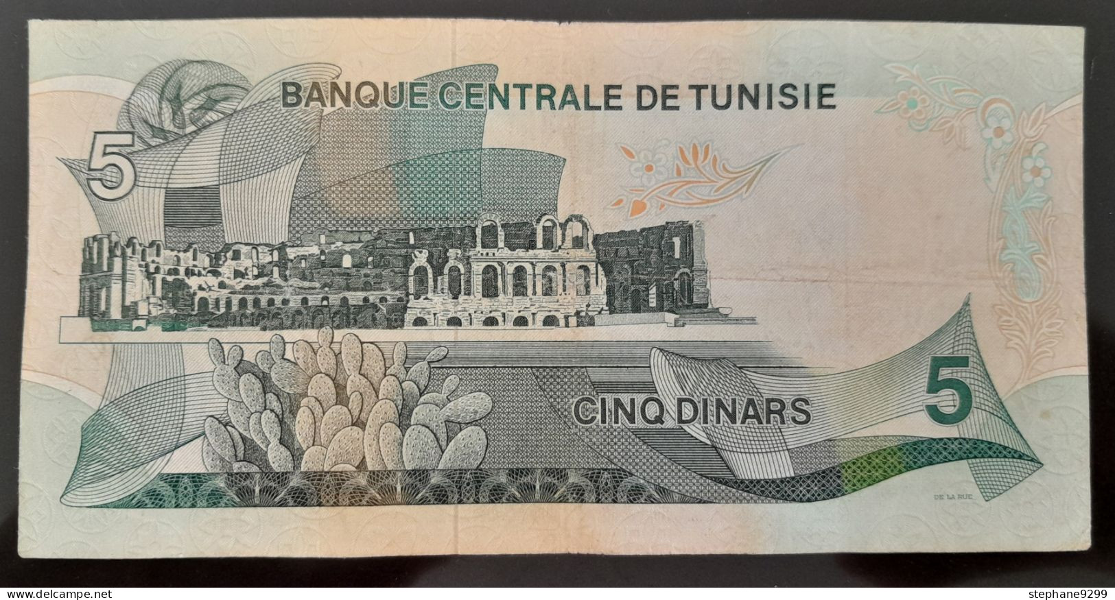 TUNISIE 5 DINARS 1972 - Tusesië
