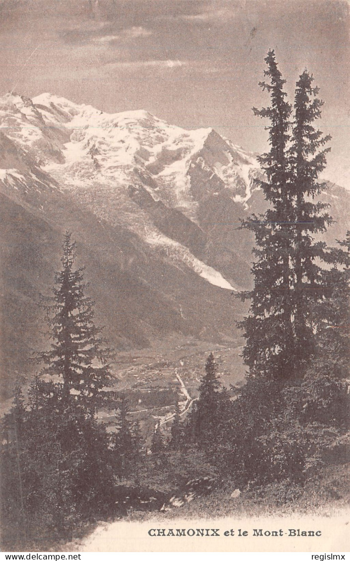 74-CHAMONIX MONT BLANC-N°T1058-H/0009 - Chamonix-Mont-Blanc