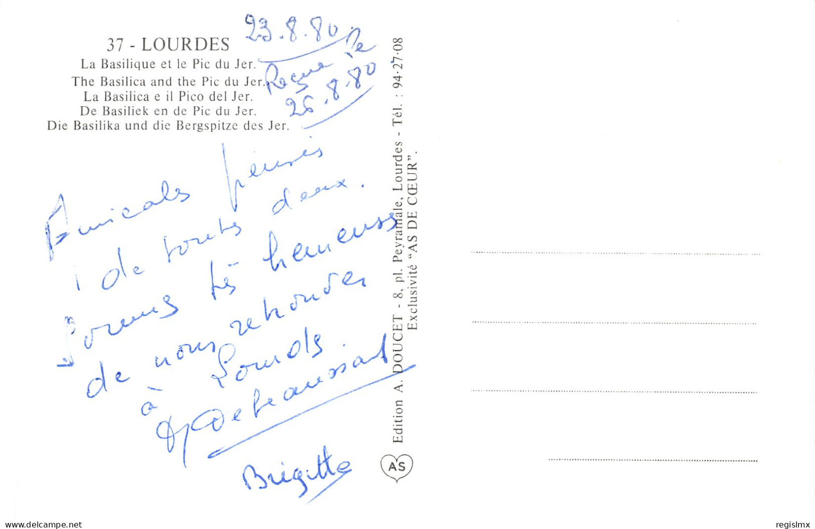 65-LOURDES-N°T1059-C/0113 - Lourdes