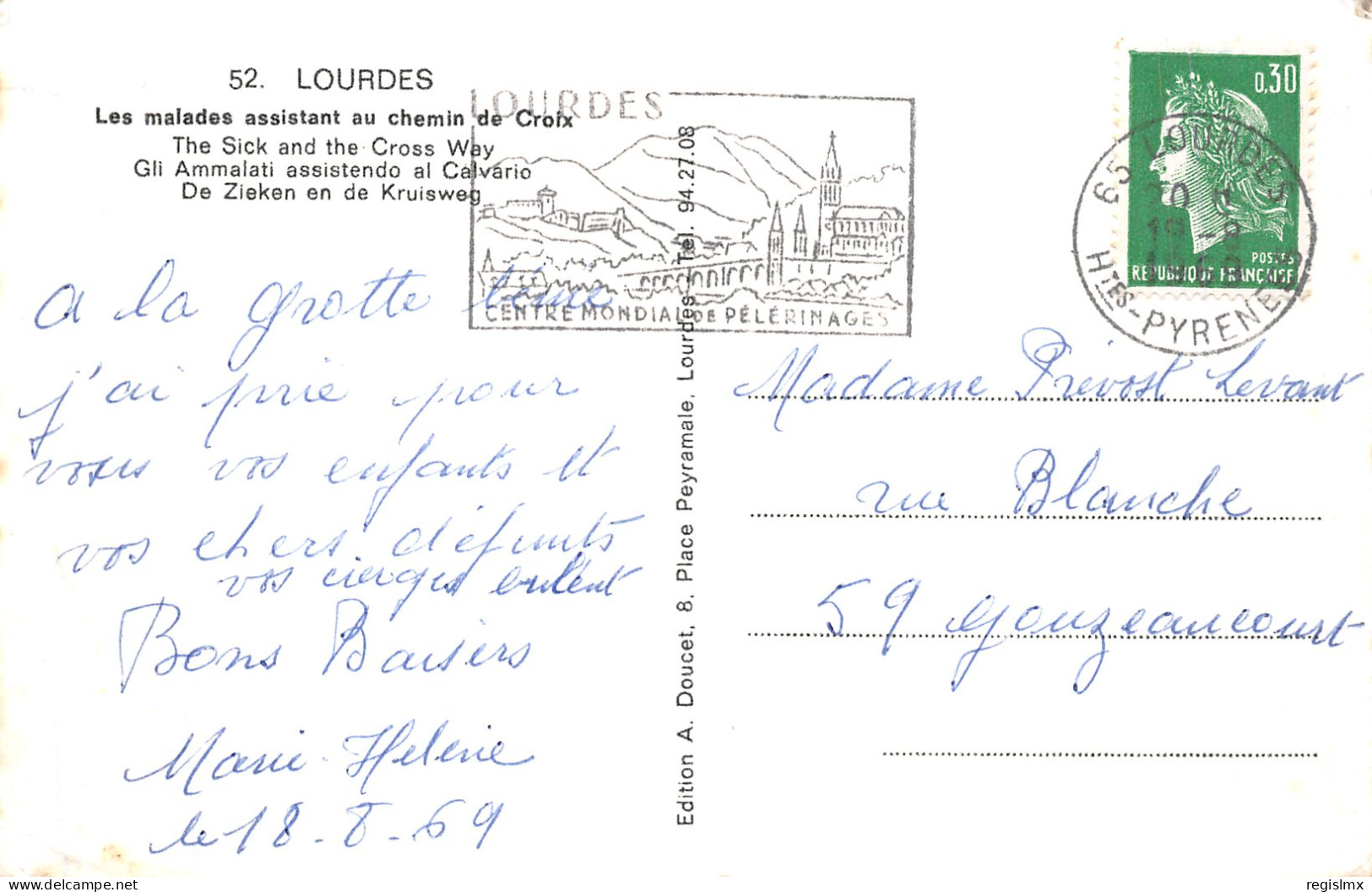 65-LOURDES-N°T1059-C/0023 - Lourdes