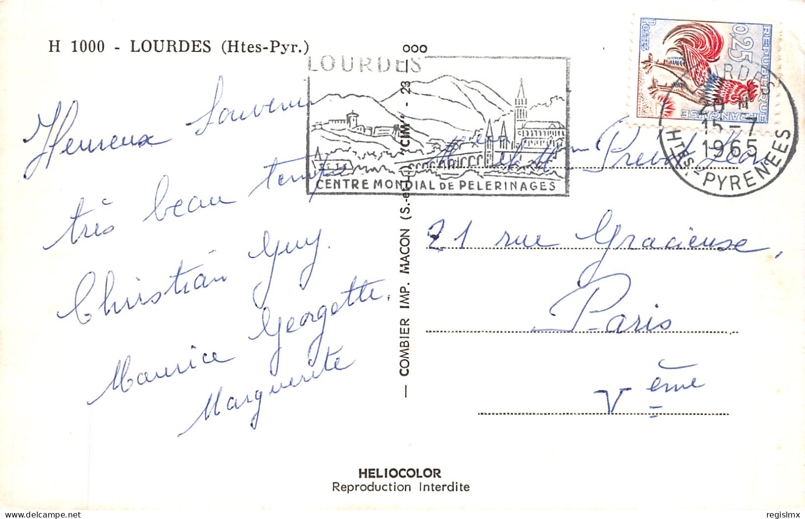 65-LOURDES-N°T1059-C/0015 - Lourdes
