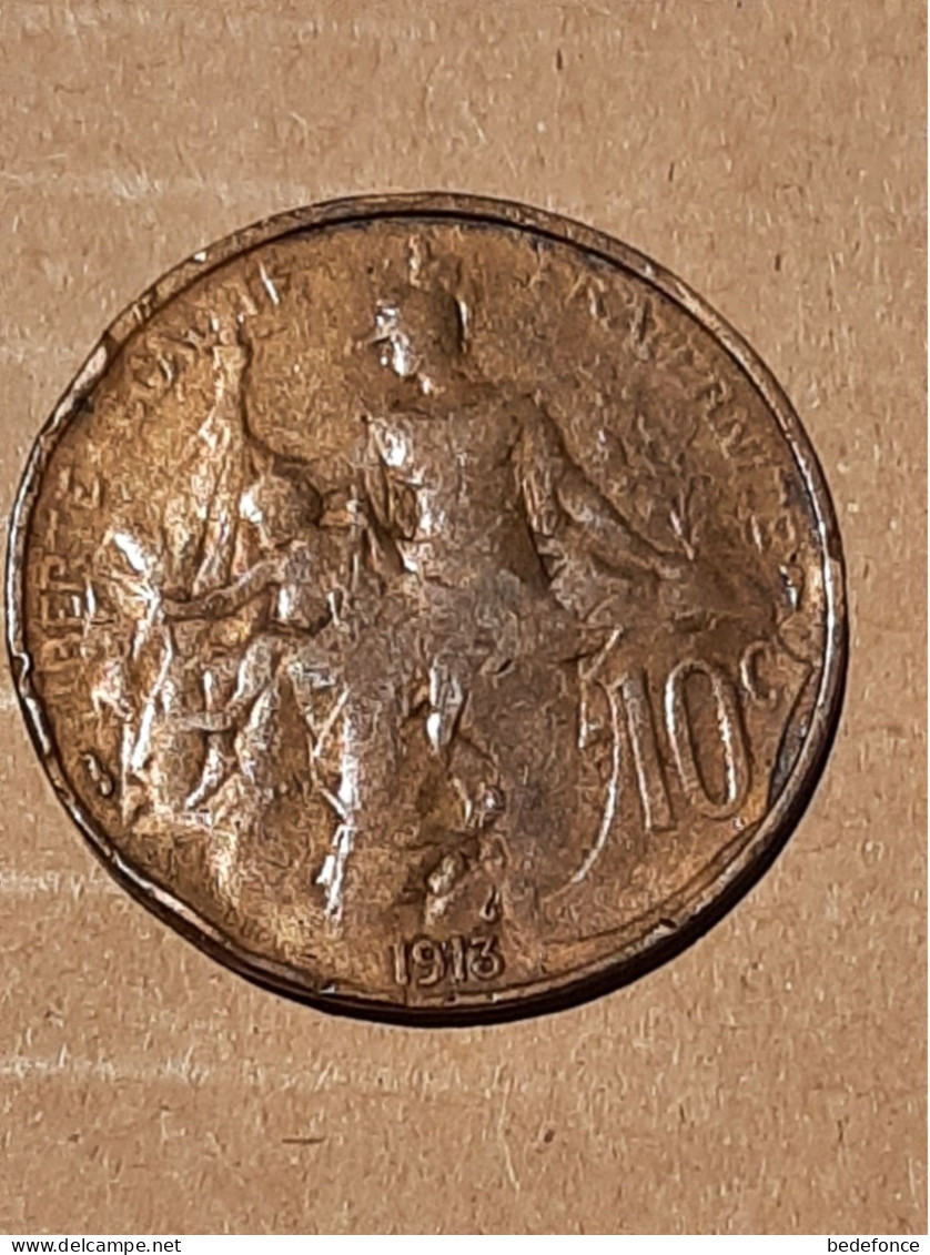 Monnaie - France - IIIème République - 10 Centimes - 1913 - 10 Centimes
