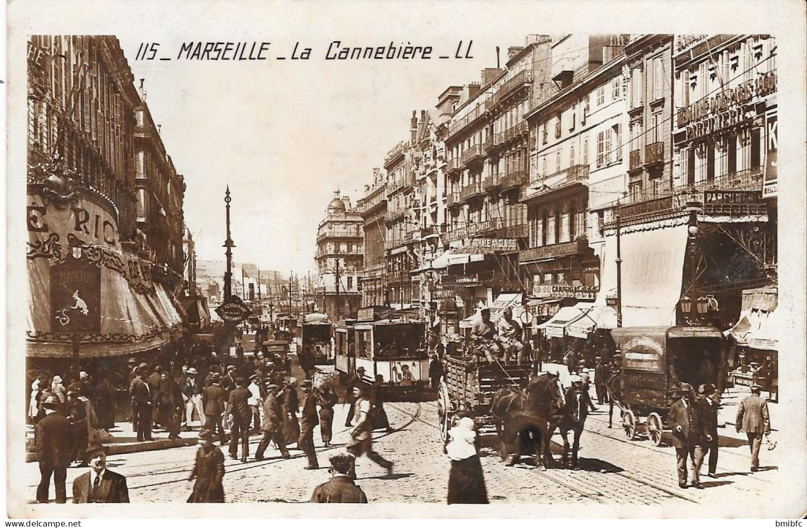MARSEILLE - La Cannebière - Canebière, Centre Ville