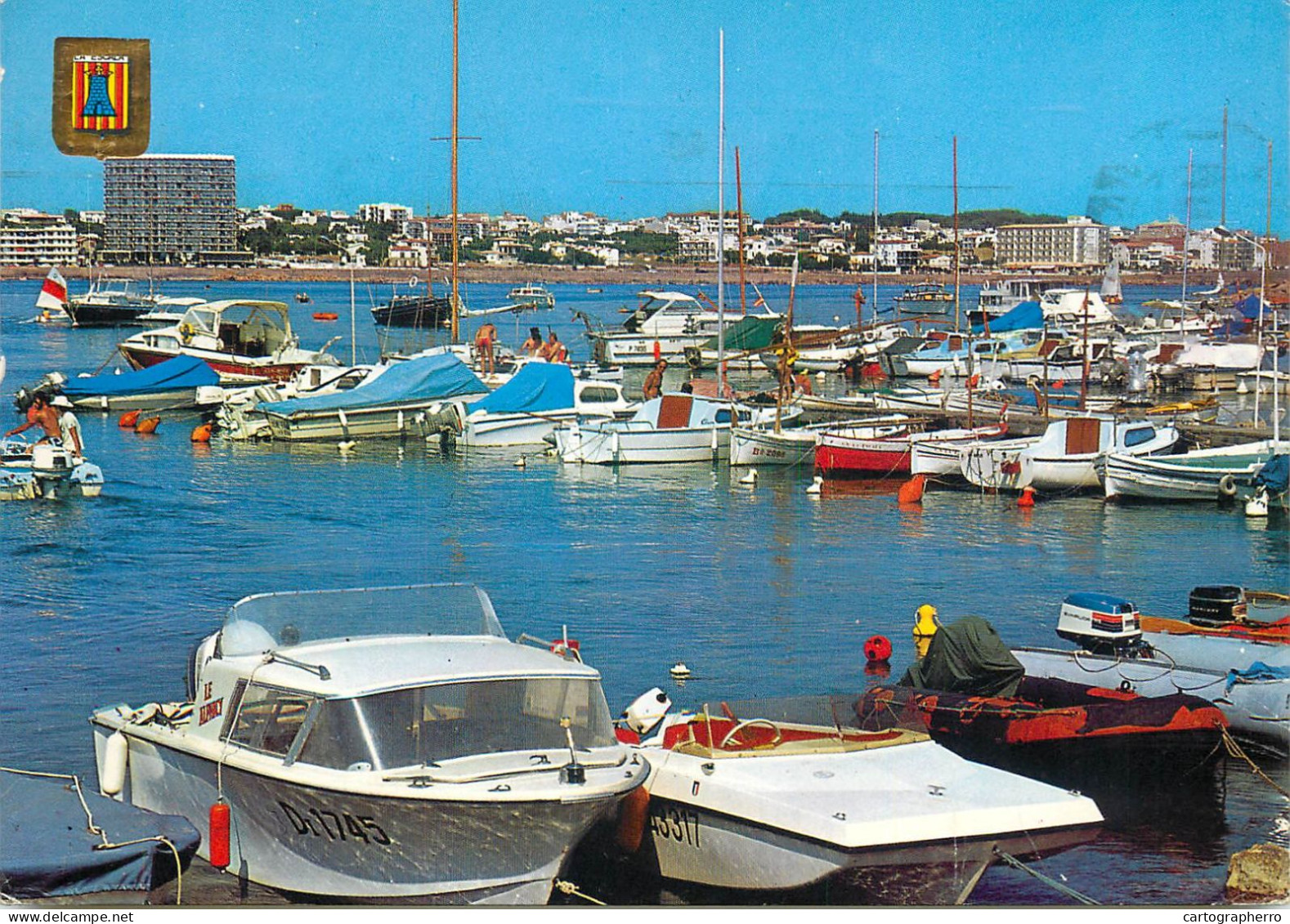 Navigation Sailing Vessels & Boats Themed Postcard Costa Brava La Escala - Sailing Vessels